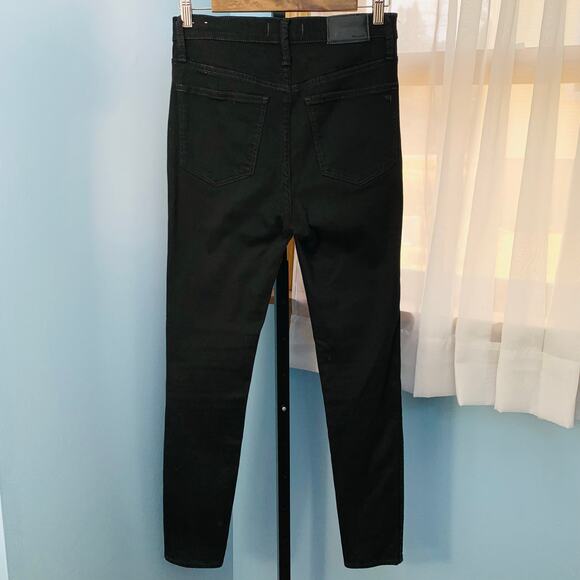Madewell Black 10" High Rise Skinny Jeans Size 27 - Picture 5 of 7